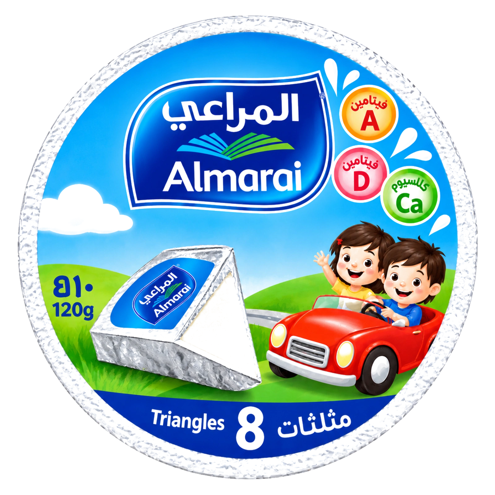 جبن المراعي مثلثات 120 جرام