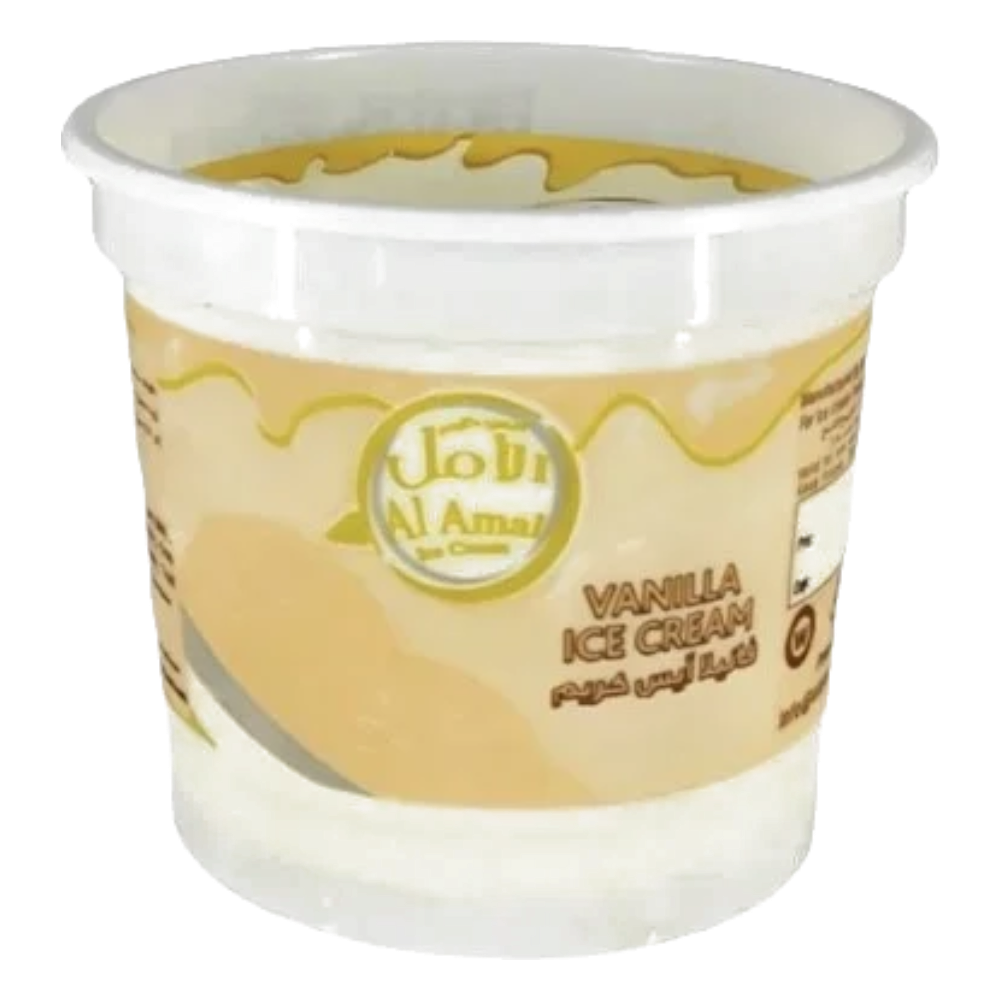 آيس كريم كوب الامل فانيلا
