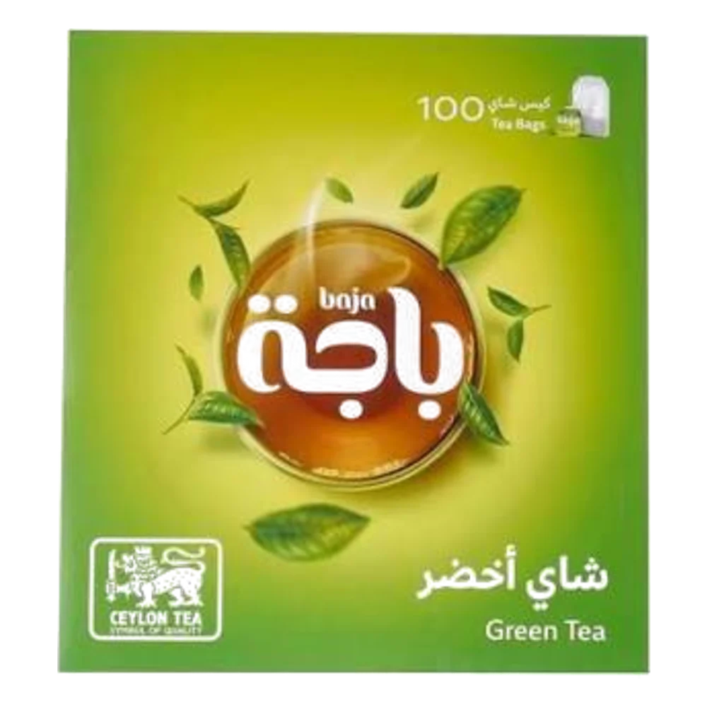 باجة شاي اخضر 100 كيس
